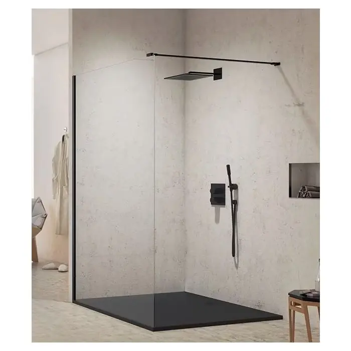 Ekspresowa wysyłka - Kabina prysznicowa new modus black walk-in u 80x200 szkło czyste 8mm active shield 2.0 EXK-5536