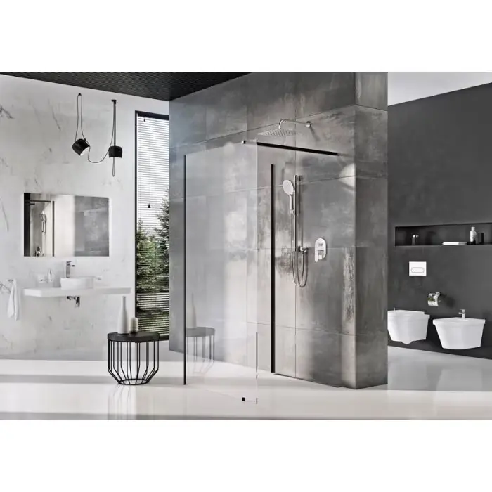 Walk inwalk in corner 110/80 / 200h czarny transparent GW1CD4300Z1 | Spiesz się