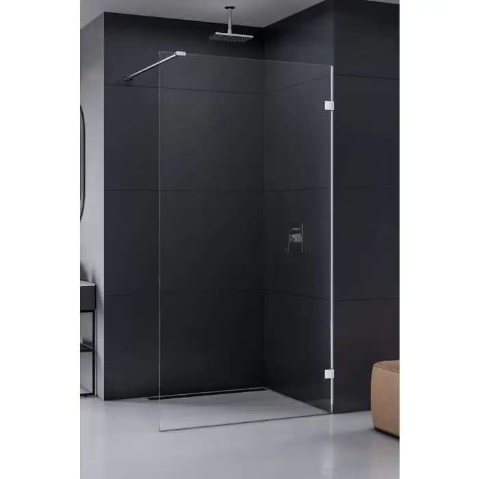 Nz4 kabina prysznicowa eventa walk-in u 130x200 szkło czyste 8mm active shield 2.0 EXK-4623 - Zamów dziś