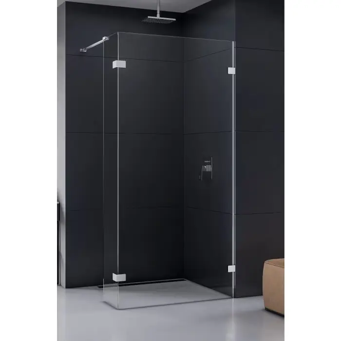 Produkt premium - Nz4 kabina prysznicowa eventa ścianka u 130x200 szkło czyste 8mm active shield 2.0 EXK-4635