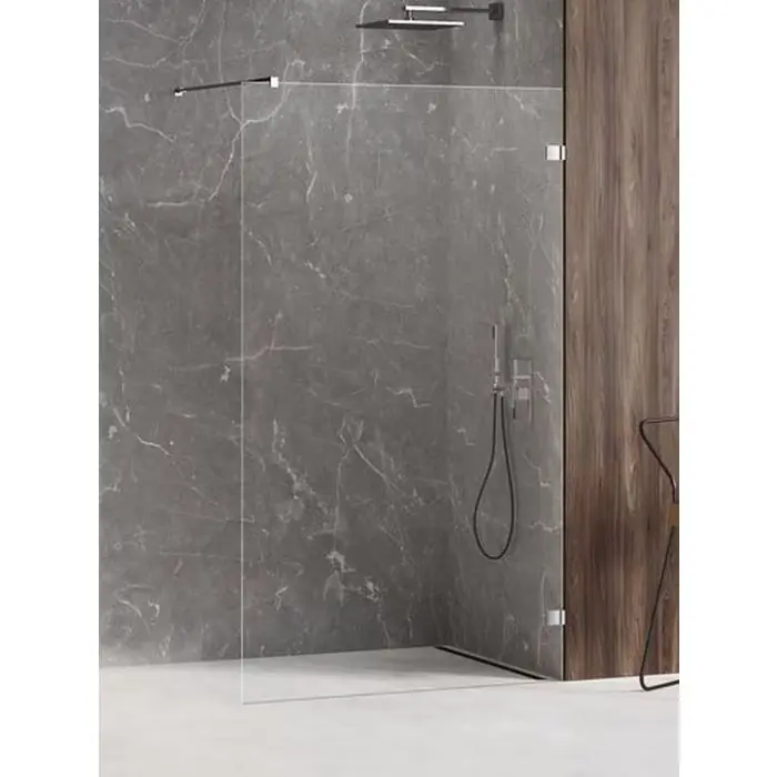 Nz4 kabina prysznicowa avexa walk-in u 50x200 szkło czyste 6mm active shield 2.0 EXK-1936 - Końcówka serii