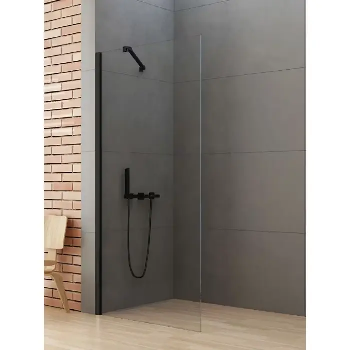 Nz4 kabina prysznicowa new soleo black walk-in u 120x195 szkło czyste 6mm active shield 2.0 K-0772 - Dodaj do koszyka