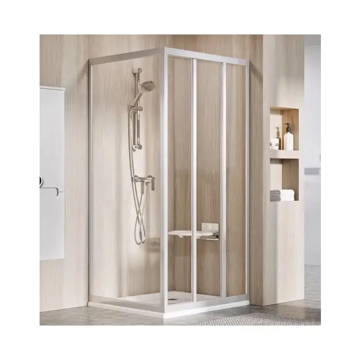 ścianki prysznicowe apss-80 satyna, szkło transparent - 198 94040UR2Z1 - Top oferta