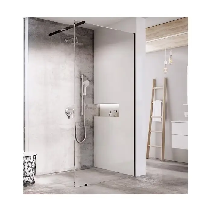 ścianki walk in ścianka walk in wall-60/200 czarna, szkło transparent GW9W00300Z1 | Świetna oferta