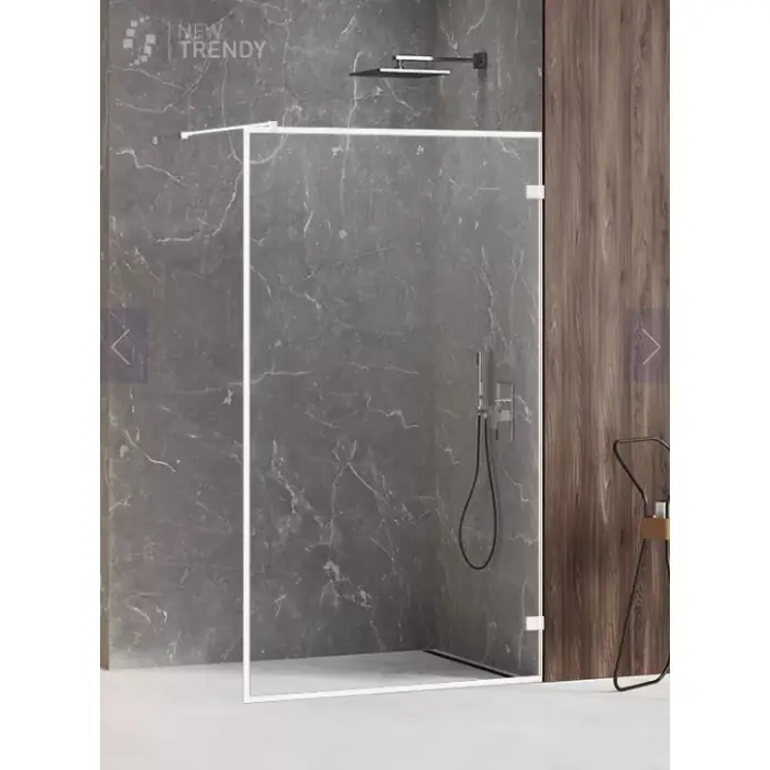 Produkt ceniony przez klientów | Nz6 kabina avexa white walk-in u 60x200 szkło czyste 6mm active shield 2.0 - wzór ramka EXK-2991