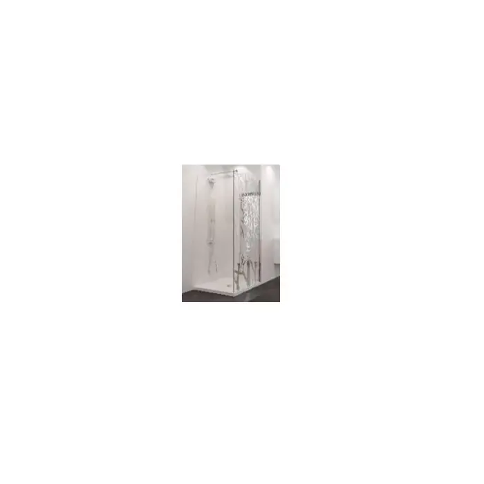 Modus kabina prysznicowa walk-in lustro-flora 90x100 WEXK-1161 | Oferta specjalna