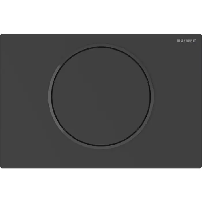 Prosto z fabryki | Elektryczny zestaw wc geberit, sigma10, 12cm, stal nierdz., czarny mat, easy-to-clean 115.863.16.6