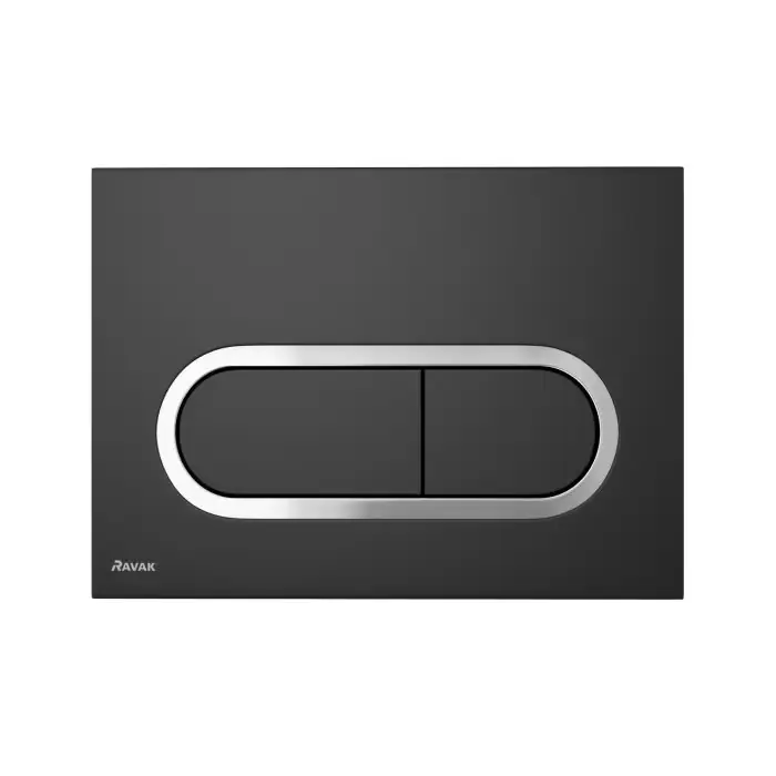 Promocja - Przycisk spłukujący wc chrome w kolorze czarnym X01797