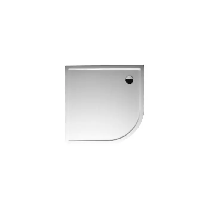 Top oferta - Brodzik davos 285 100x100x4,5 r55 biały półokrągły + panel + nóżki D002020005