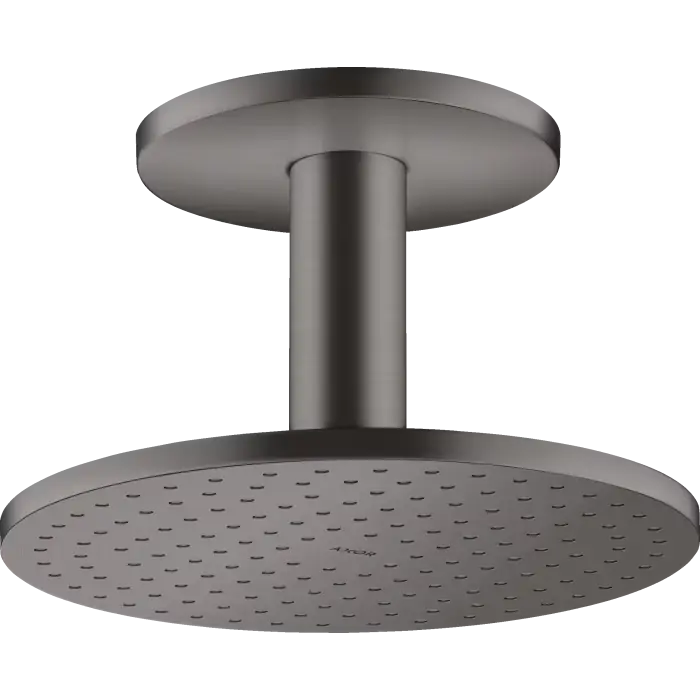 Nowa pozycja w ofercie - Showersolutions głowica prysznicowa 250 1jet czarny chrom szczotkowany 35286340