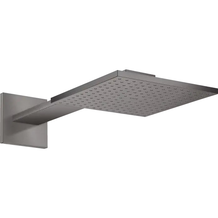 Showersolutions głowica prysznicowa 250/250 2jet z ramieniem prysznicowym czarny chrom szczotkowany 35310340 - Produkt polecany