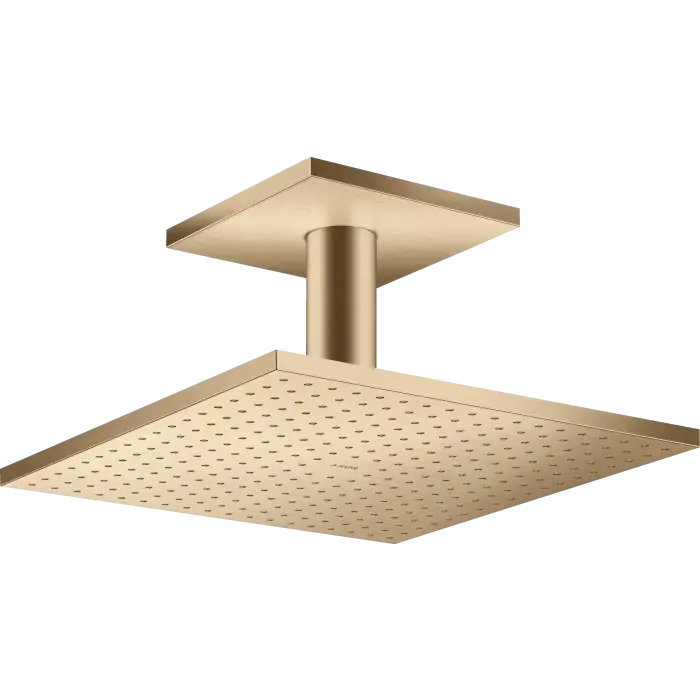 Showersolutions głowica prysznicowa 300/200 1jet z przyłączem sufitowym brąz szczotkowany 35316140 - Ekspresowa dostawa