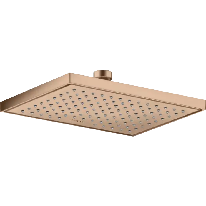 Od ręki - Showersolutions głowica prysznicowa 245/185 1jet ecosmart czerwony złoty szczotkowany 35374310