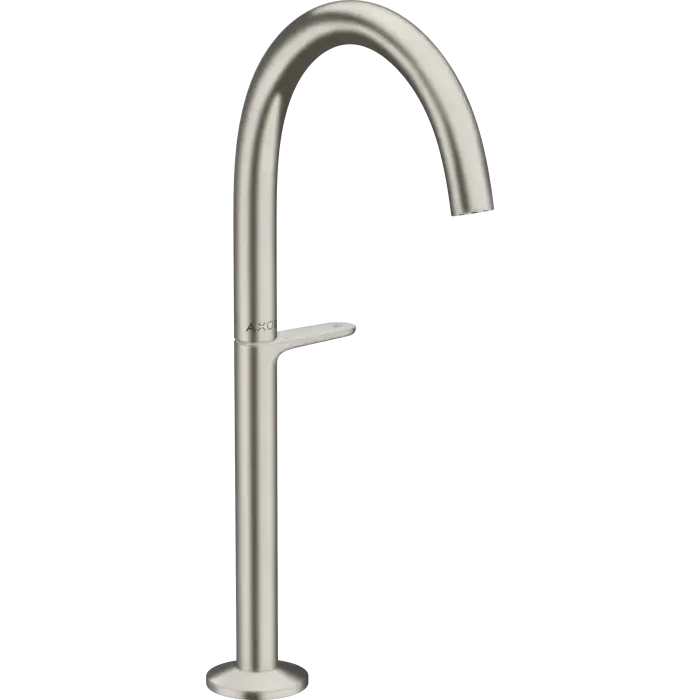 Produkt wysokiej jakości | One bateria umywalkowa select 260 do umywalek nablatowych z kompletem odpływowym push-open stal szlachetna optyczna 48030800