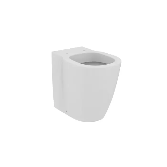 Connect freedom - miska przylegająca do ściany 360x550x460 mm, spłukiwanie w biały połyskujący wykończeniu, cl1 pełne spłukiwanie 4.5 - 6 l/min, odpływ poziomy - cl1, cl2 E607201 - Top oferta