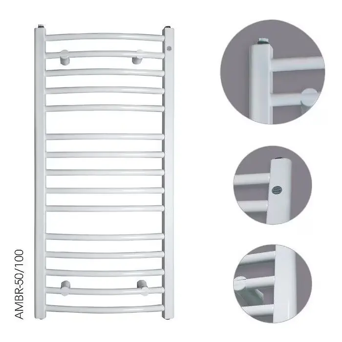 Ambra r grzejnik łazienkowy o wymiarach 50x120 w kolorze biały, moc 496w AMBR-50/120 - Okazja