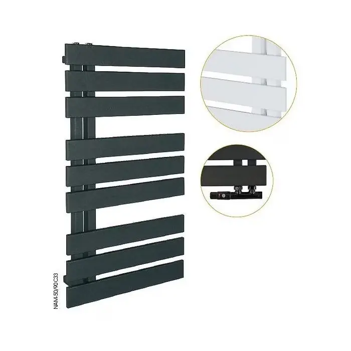 Wyjątkowa oferta | Nameless grzejnik łazienkowy o wymiarach 600x1800, w kolorze biały, moc 1120w NAM-60/180