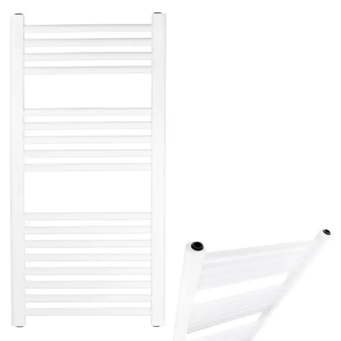Grzejnik łazienkowy typ 600x900 prosty biały 600/900/R,1 - Wygodne zakupy