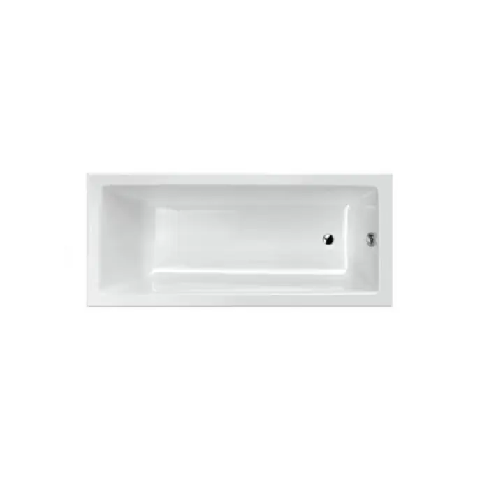 Outlet - wave slim wanna prostokątna 160x70 cm biały połysk WAEX.WAV16WHSOUTLET | Nowość