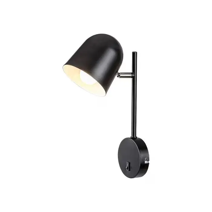 Kup teraz - Egon lampa ścienna ip20 czarny matowy e14 1x max 40 5242