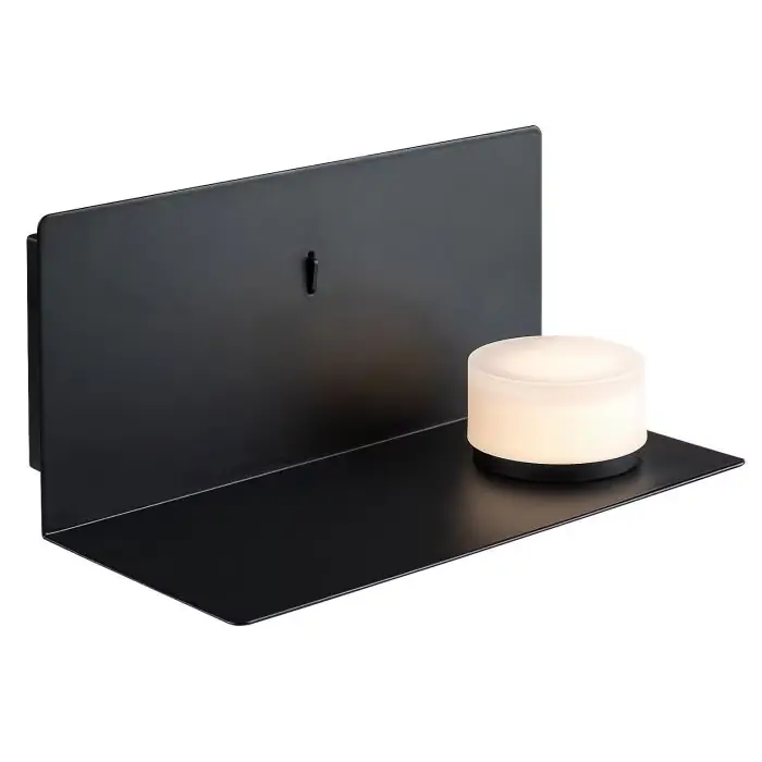 Oferta kończy się wkrótce | Aranzo reflektor ścienny czarna led 6w barwa światła ciepła ip20 g 71058