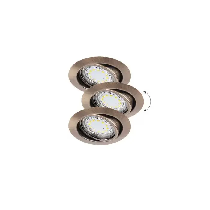 W sprzedaży - Spot lite 3w gu10/3x50w brąz 1051