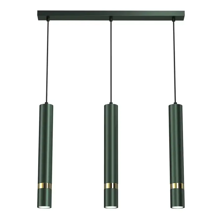 Lampa wisząca joker green/gold 3xgu10 MLP7721 | Wielka wyprzedaż