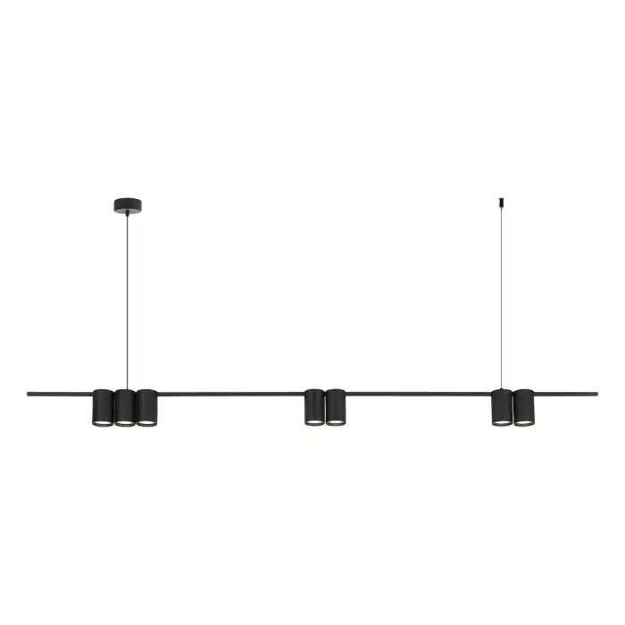 Lampa wisząca (listwa) genesis black 7xgu10 ML0370 - Kup dziś