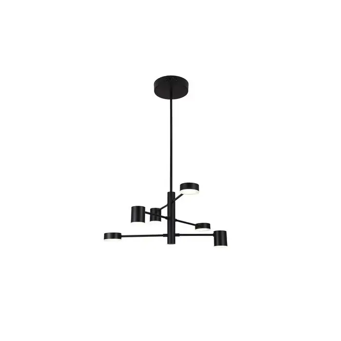 Bestseller | Solomon lampa wisząca 3200 ip20 czarny matowy led 30 6355