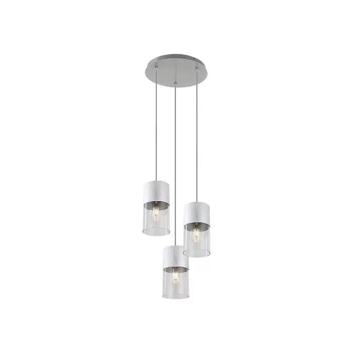 Zostało niewiele - Zelkova lampa wisząca ip20 szczotkowane aluminium e27 3x max 40 3155