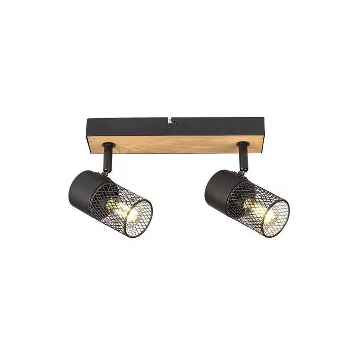 Nowość w sklepie | Metta lampa punktowa ip20 dąb e14 2x max 40 71152