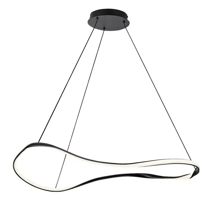 Sprawdzony produkt - Mirossi lampa wisząca czarna led 40w barwa światła neutralna ip20 g 72266