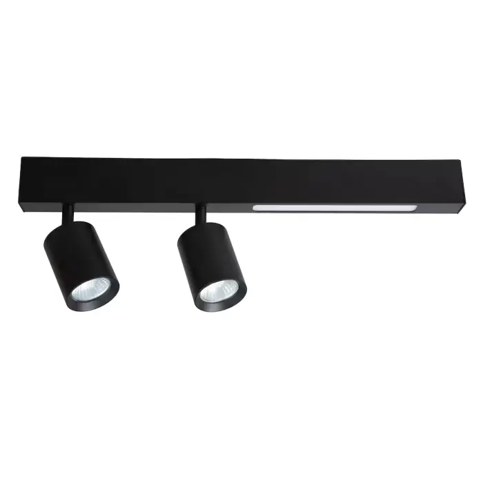 Lampa sufitowa magnet 9w+2xgu10 3000/4000k czarny ML1132 - Kupuj bezpiecznie