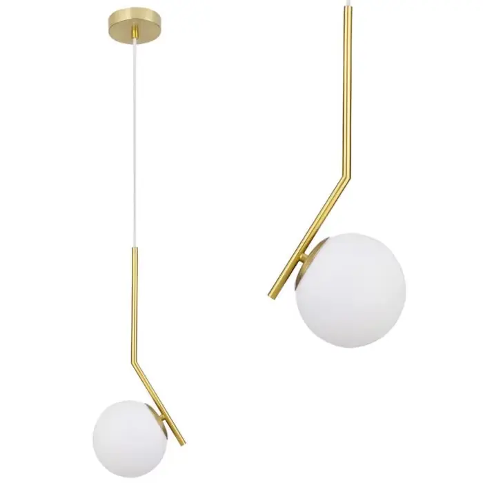 Najwyższa jakość - Lampa g106-1w gold white OSW-09731
