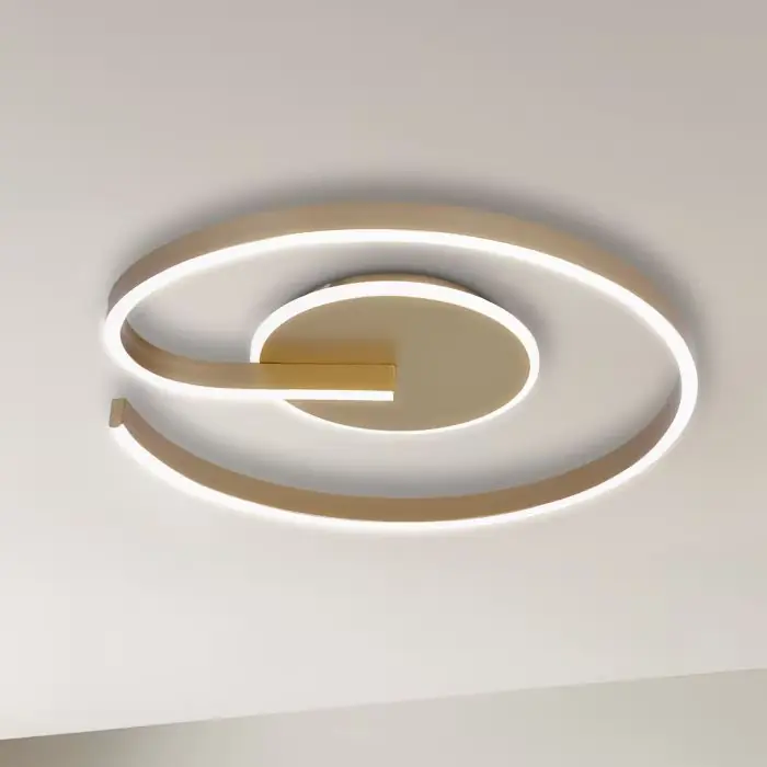 Ekspresowa wysyłka | Lampa sufitowa lorenzo gold 22w led ML1849