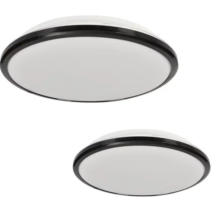 Plafon terma black 24w led ip44 o360 mm ML6404 | Do wyczerpania zapasów