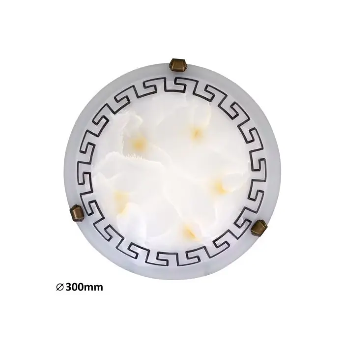 Wygodne zakupy - Plafoniera etrusco d30 e27/1x60w brązowe uchw 7648