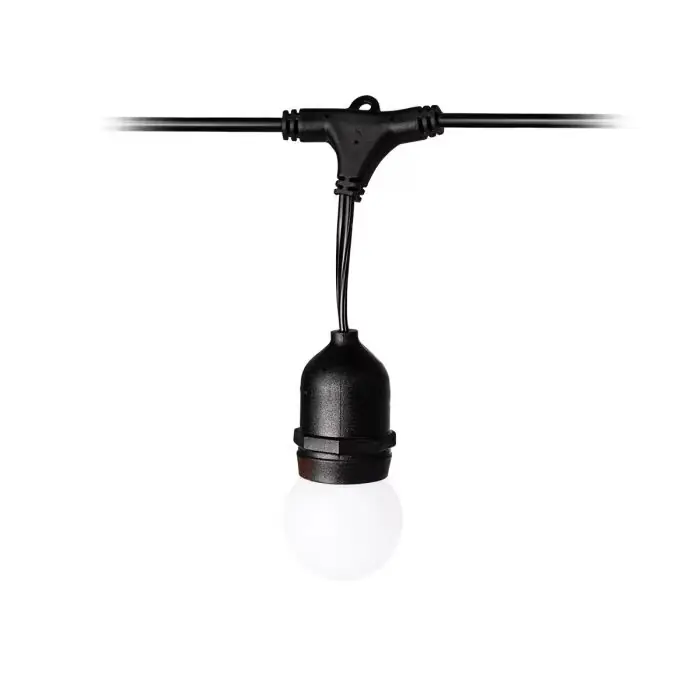 Nowy produkt - Girlanda zewnętrzna summer time 6,6m g45 mleczna biel 3000k 36v 10xe27 ip44 EKG2292