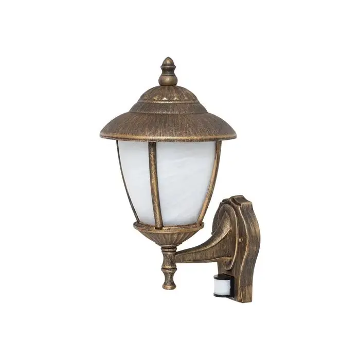 Madrid zewnętrzna lampa ścienna ip43 złoto antyczne e27 1x max 60 7836 - Tylko w tym tygodniu