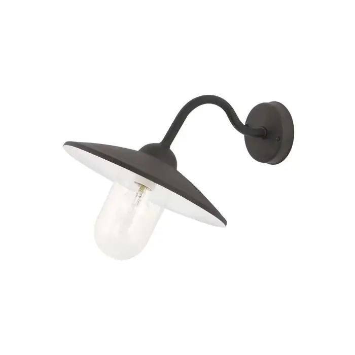 Vigo zewnętrzna lampa ścienna ip44 czarny matowy e27 1x max 60 8686 | Kup teraz
