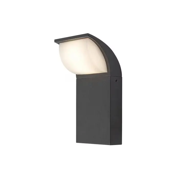 Hongkong zewnętrzna lampa ścienna 660 ip65 czarny led 9 7166 | Ulubieniec klientów