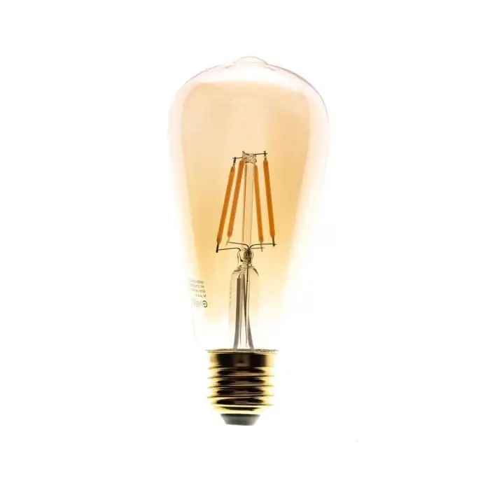 Łatwe zamówienie | żarówka filamentowa led 6w st64 e27 2700k amber EKZF8017