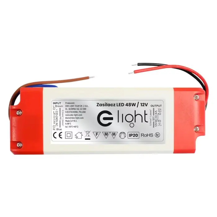 Zasilacz led 48w ip20 EKZAS9700 | Wielka wyprzedaż