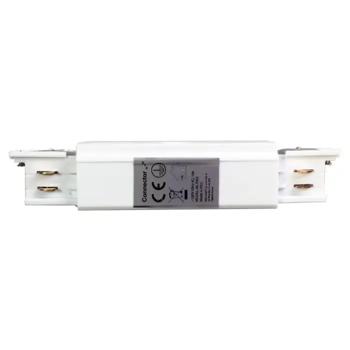 łącznik lampy track light biały 3-obwodowy typ prosty ML7083 | Cena producenta
