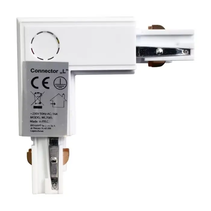 Na zamówienie | łącznik lampy track light biały 3-obwodowy typ ld ML7085