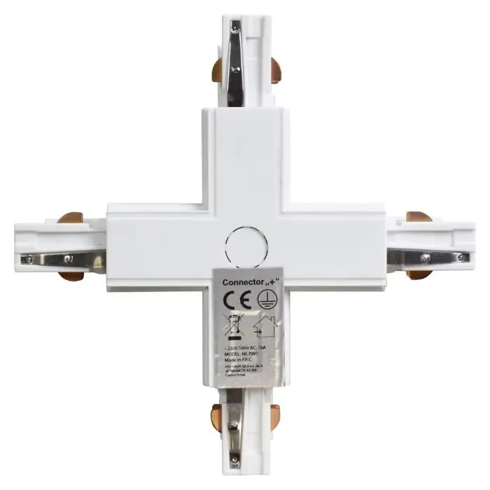 Wyprzedaż | łącznik lampy track light biały 3-obwodowy typ + ML7097