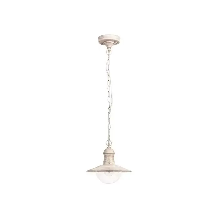 Oslo lampa wisząca zewnętrzna ip44 biały antyk e27 1x max 60 8740 | Profesjonalna jakość