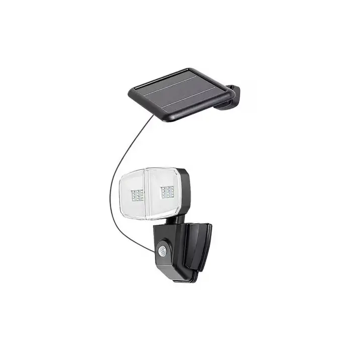 Zlarin lampa solarna 700 ip44 czarny led 12 77012 | Oszczędź więcej