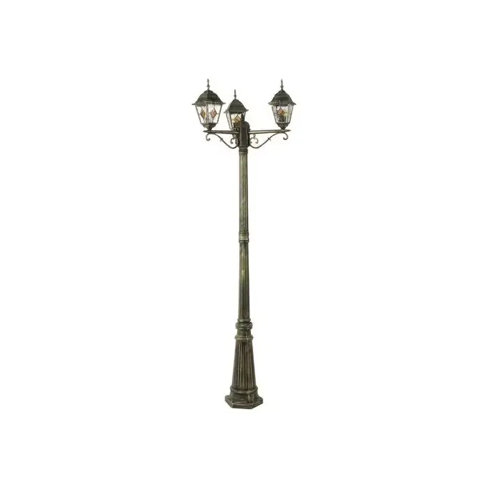 Popularny produkt - Monaco lampa ogrodowa stojąca ip43 złoto antyczne e27 3x max 60 8186