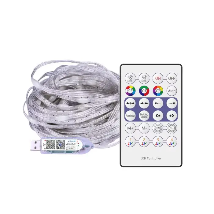 Na stanie - Girlanda wizard pchełka 10m 100led rgb EK1387